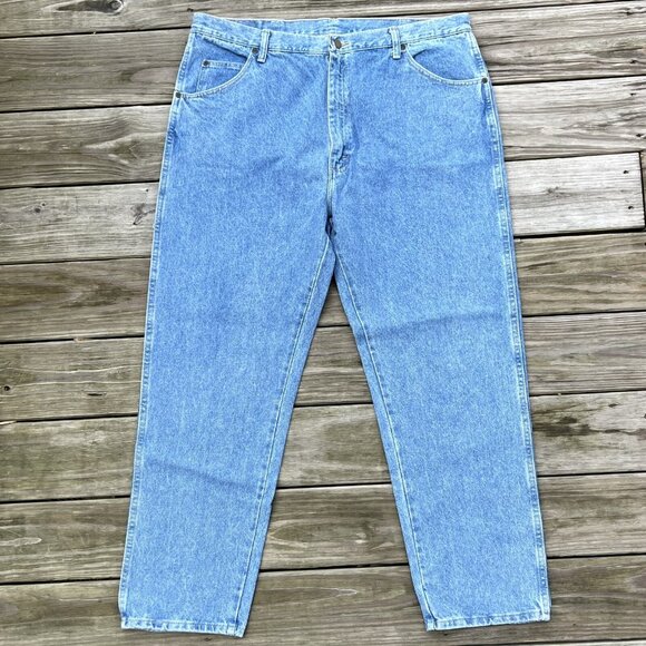 Wranglers Hero Regular Fit Straight Leg Denim Jeans Mens Size 42 x 30 New - Picture 1 of 8